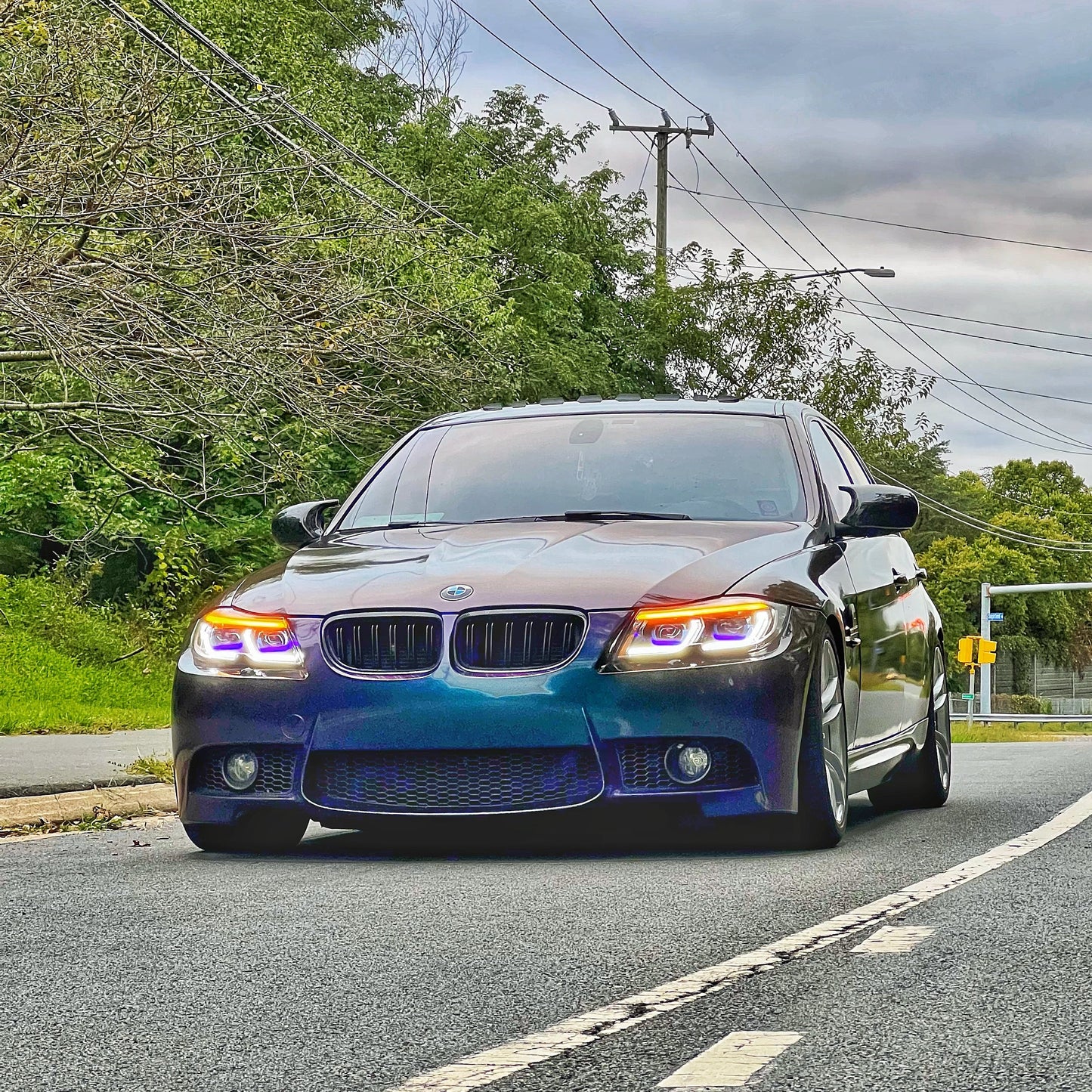 G Series Laser Style V3 LED Headlights for 06-11 BMW E90 / E91 3-series