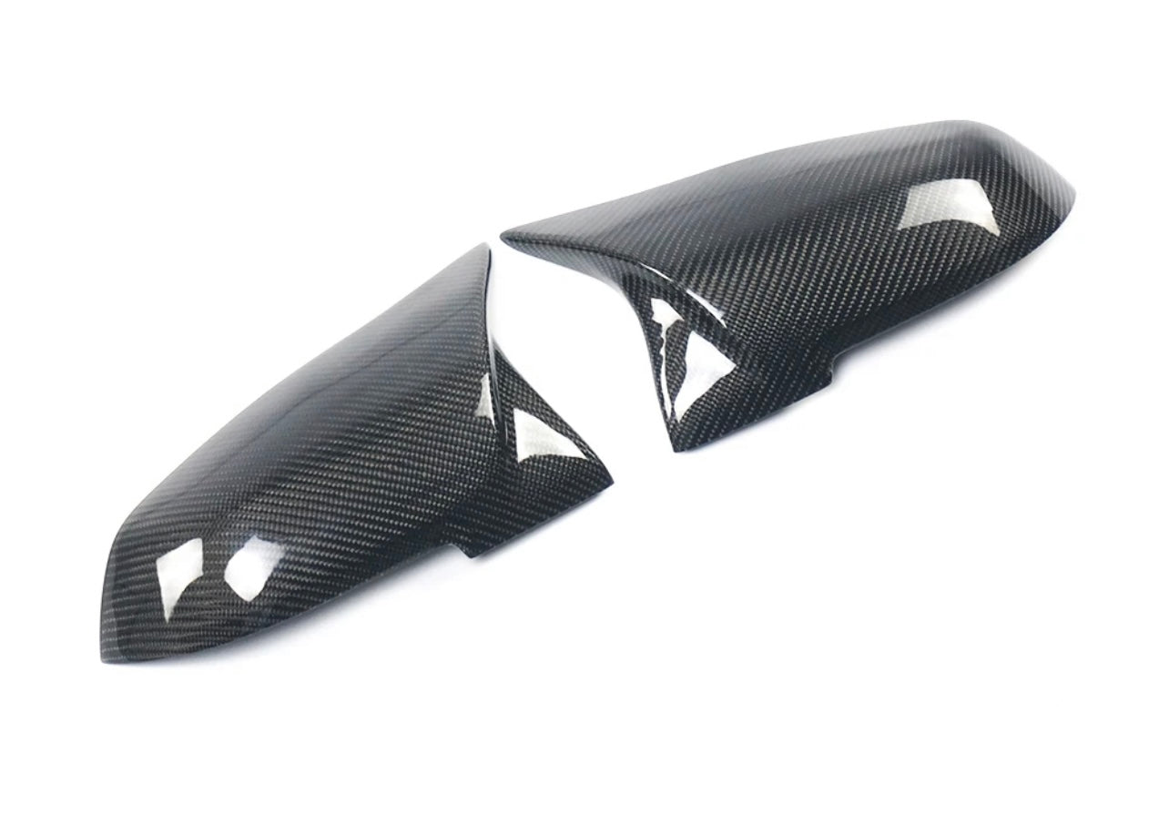 M Style Carbon Fiber Mirror Caps - BMW F30 3-series, F32 4-series, F22 2-series