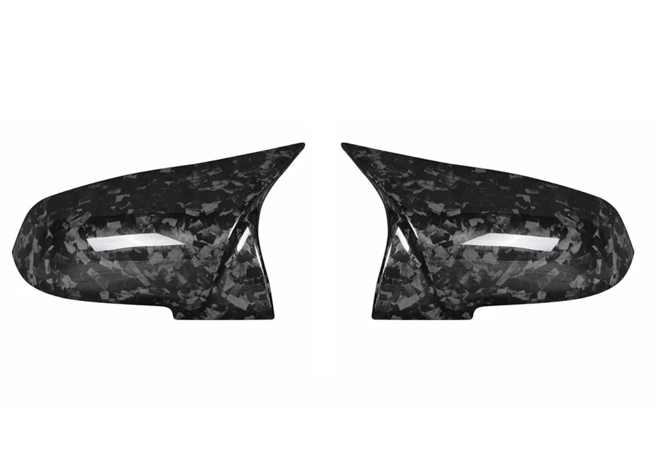 M Style Carbon Fiber Mirror Caps - BMW F30 3-series, F32 4-series, F22 2-series