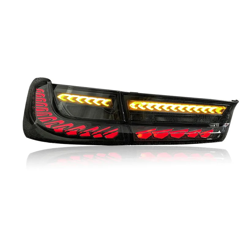 OLED Smoked GTS Tail Lights V2 - BMW G80 M3 & G20 3-series