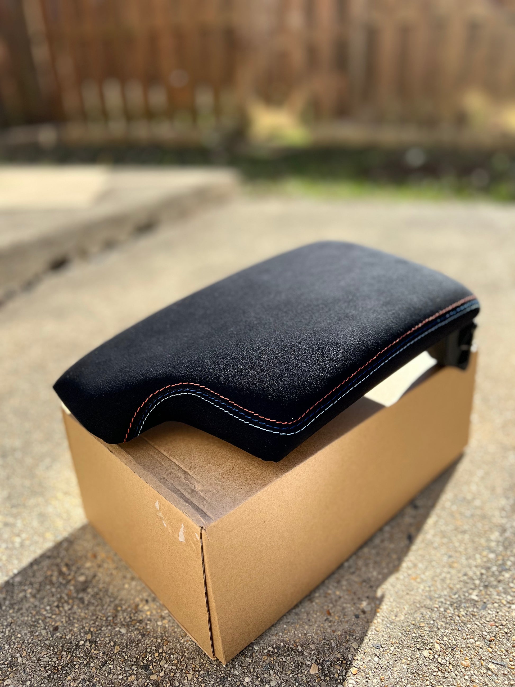 Alcantara Center Console Armrest for BMW E90/E91/E92/E93 3-series