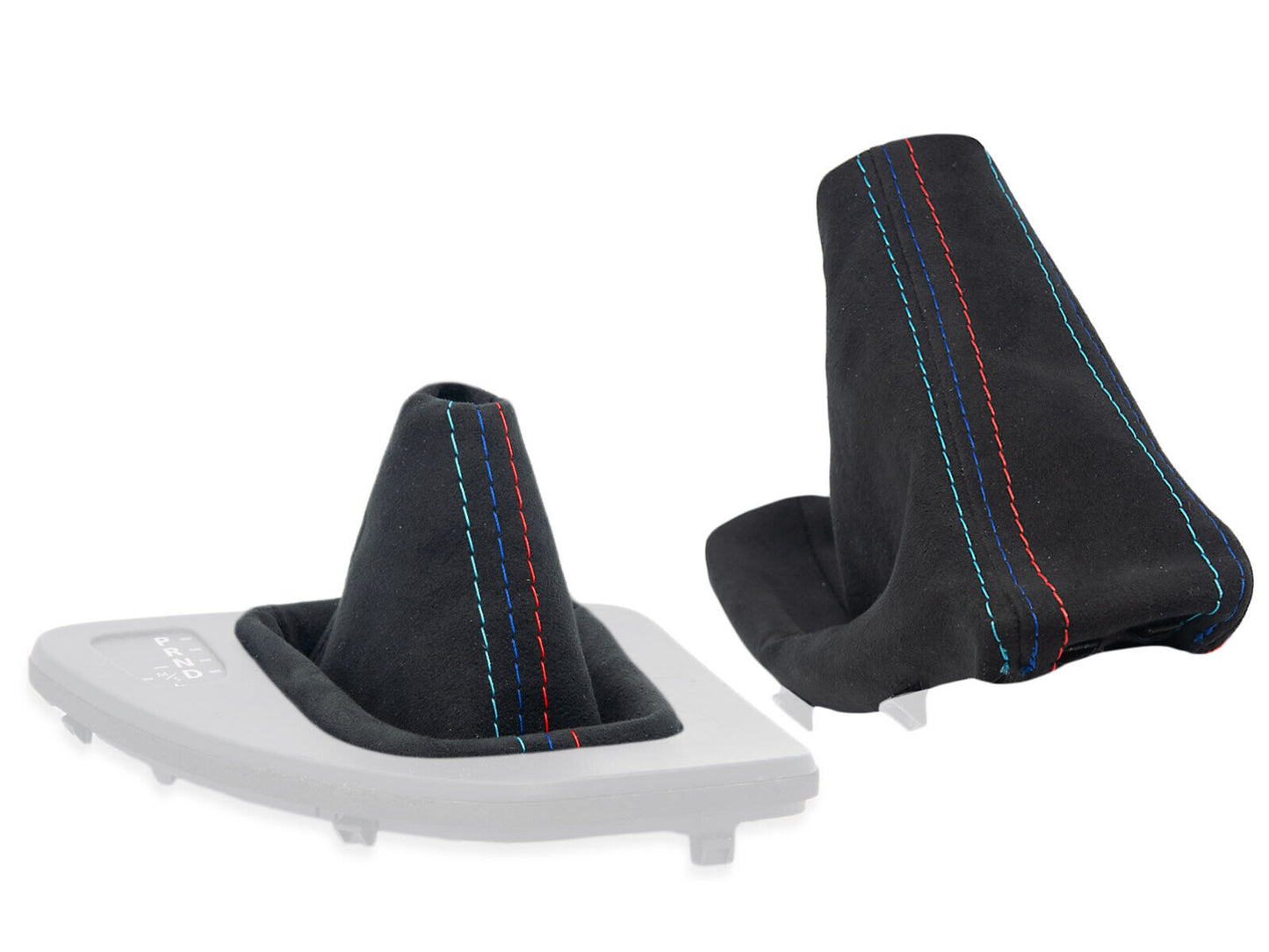 Alcantara Gear Shift Boot Automatic + Handbrake Boot for E90/E91/E92/E93 3-series