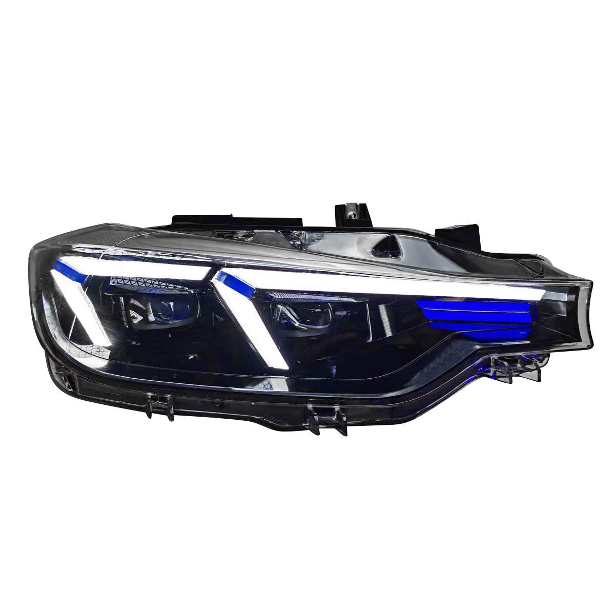 G2X Style LED Angel Eye Projector Headlights w/ Sequential Turn Signals for BMW F30 3-series