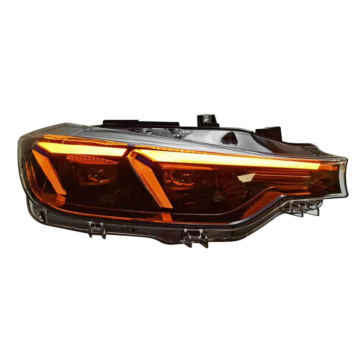 G2X Style LED Angel Eye Projector Headlights w/ Sequential Turn Signals for BMW F30 3-series