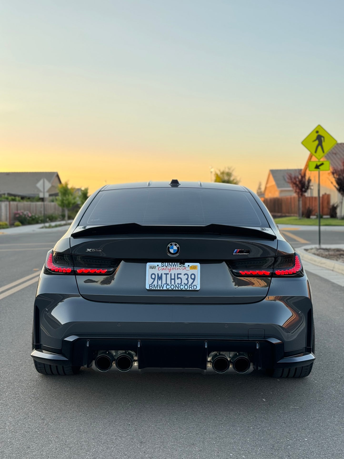 OLED Smoked GTS V2 Tail Lights - BMW G80 M3 & G20 3-series