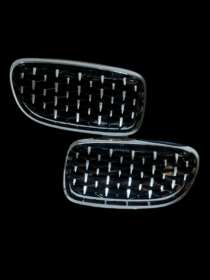 G-Series Style Diamond Mesh Grill for BMW E90/E91 LCI 3-series