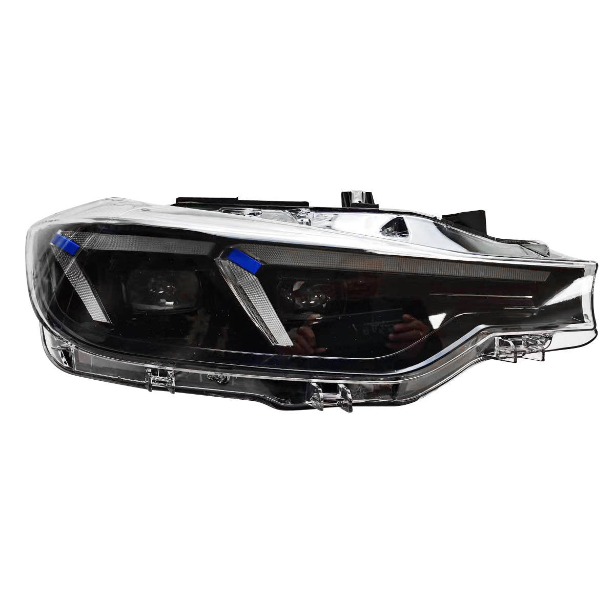 G2X Style LED Angel Eye Projector Headlights w/ Sequential Turn Signals for BMW F30 3-series