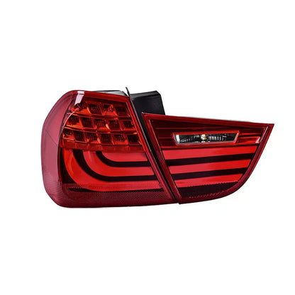 LED Tail Light Upgrade w/ Start Up Sequence for BMW E90 LCI 3-series and M3 (2009-2011) red