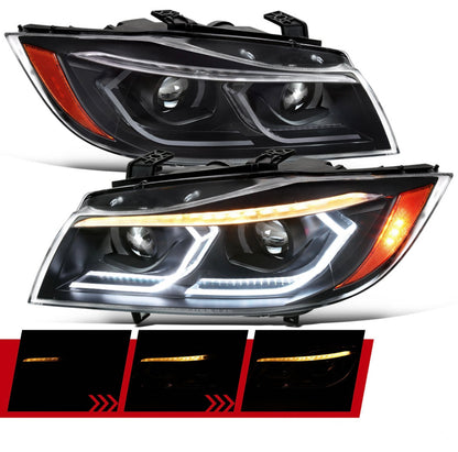 G Series V1 Projector Headlights for 06-11 BMW E90 / E91 3-series